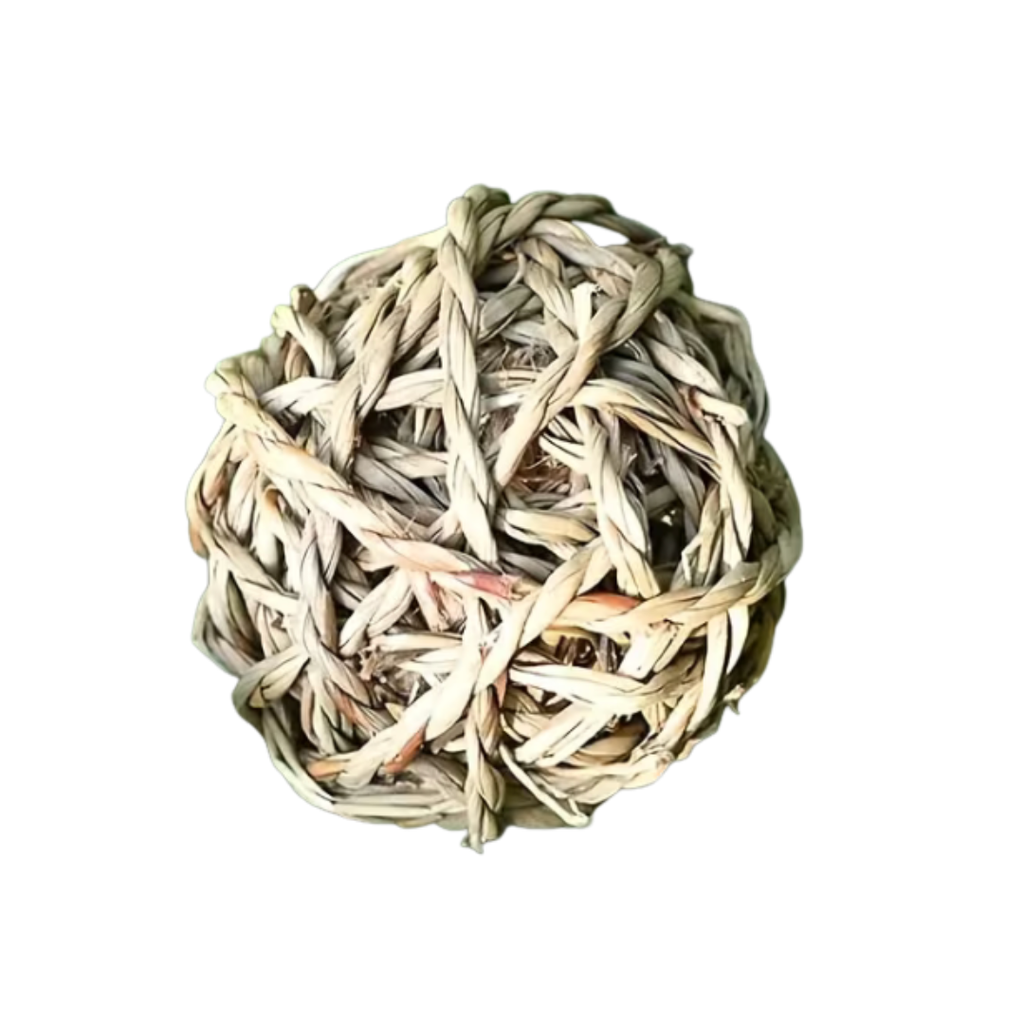 Pelota de heno trenzado
