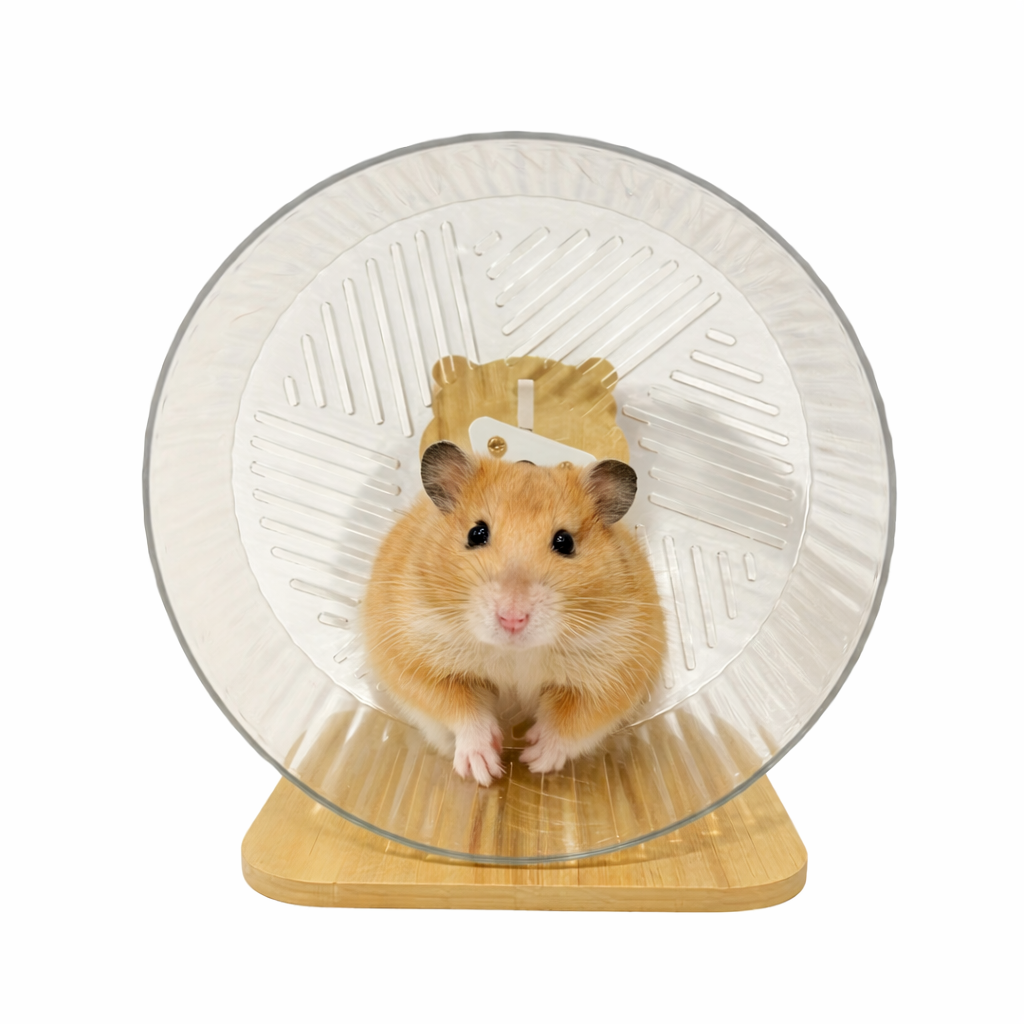 Rueda en madera para hámster